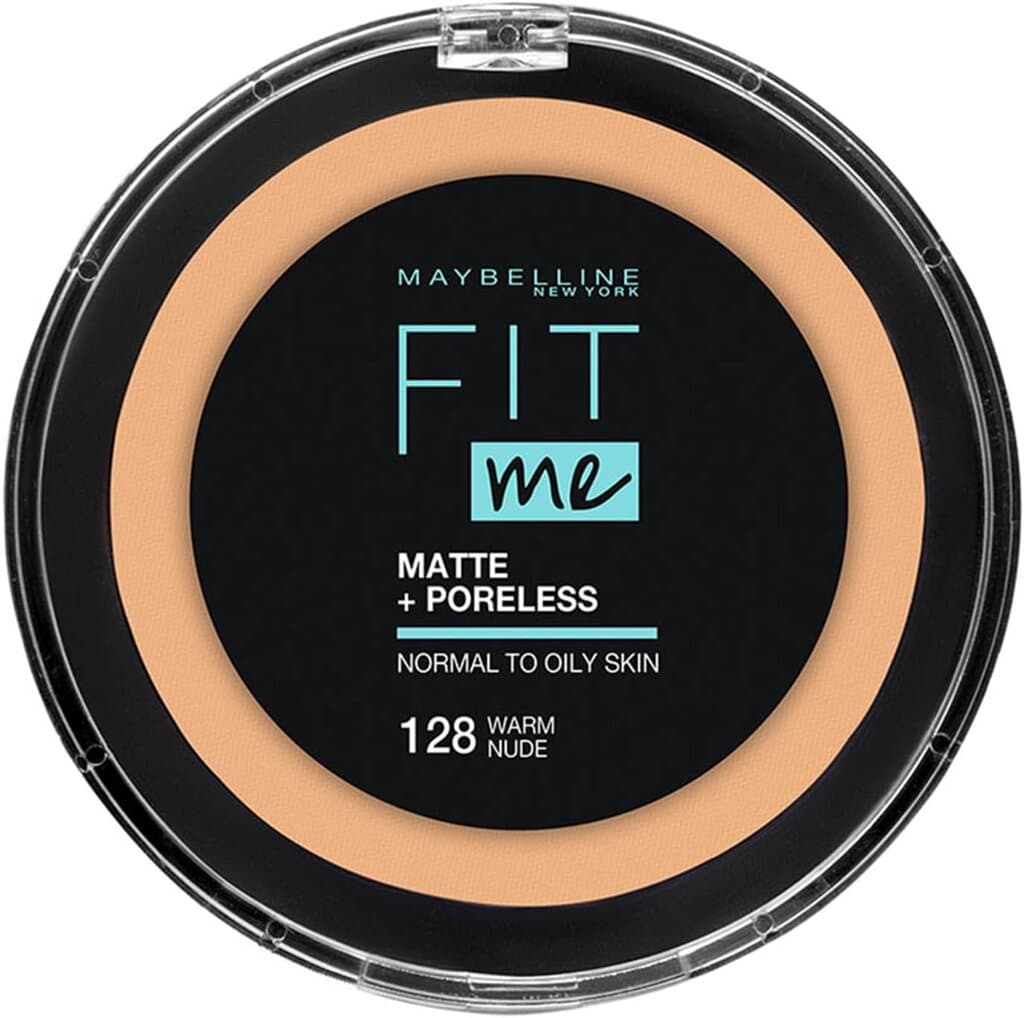 Maybelline New York Fit Me Matte And Poreless Powder (128 Warm Nude)