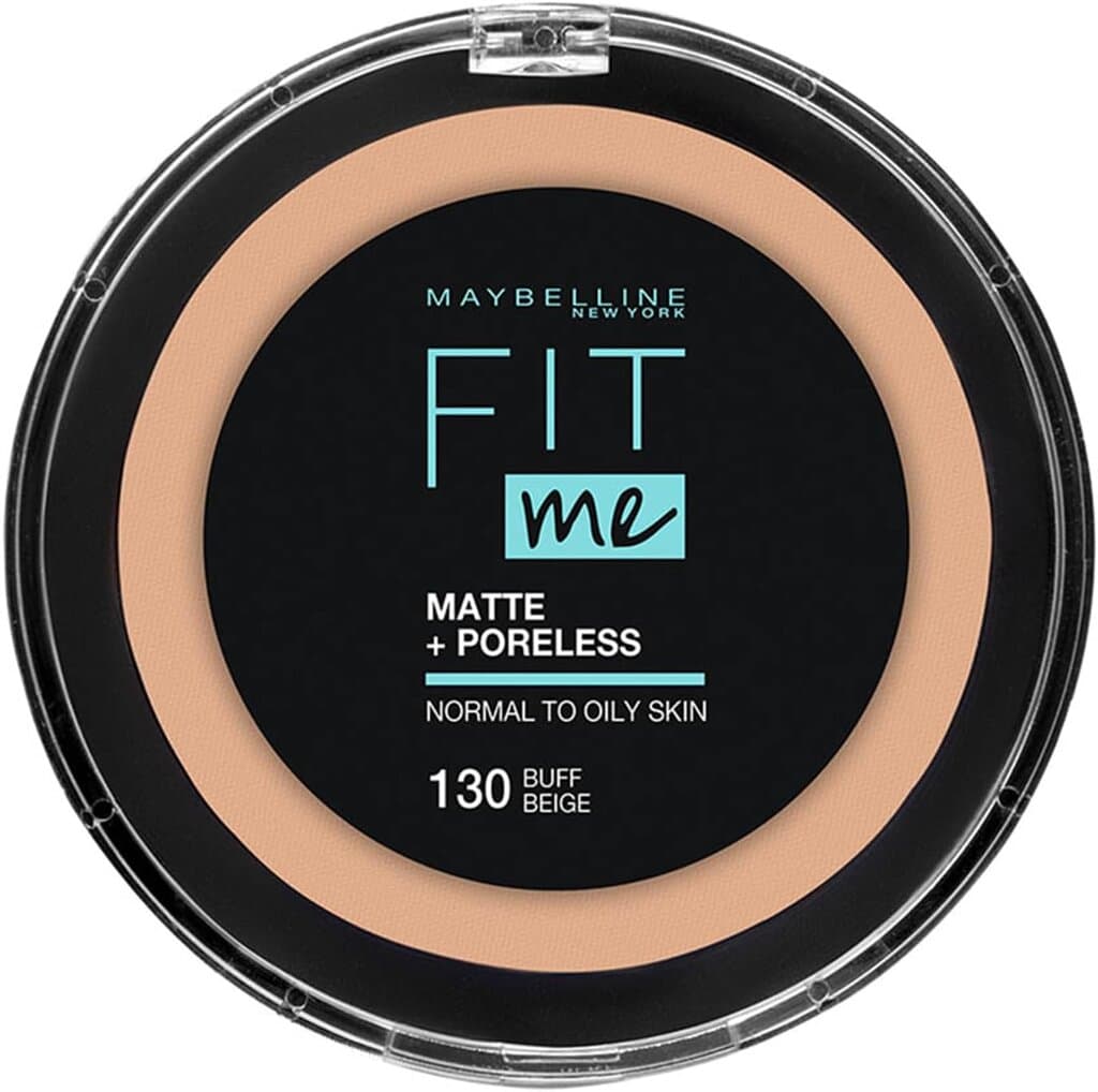 Maybelline New York Fit Me Matte And Poreless Powder (130 Buff Beige)