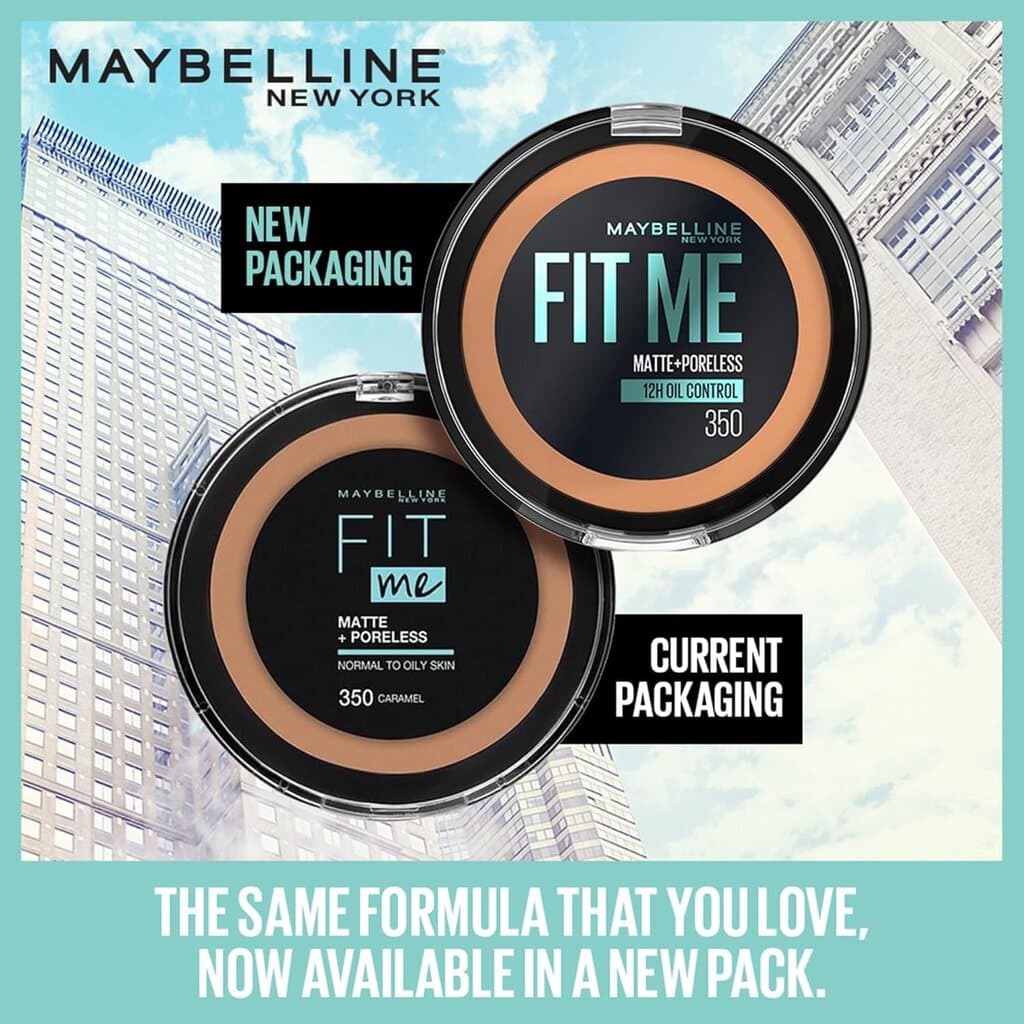 Maybelline New York Fit Me Matte And Poreless Powder (130 Buff Beige) 5