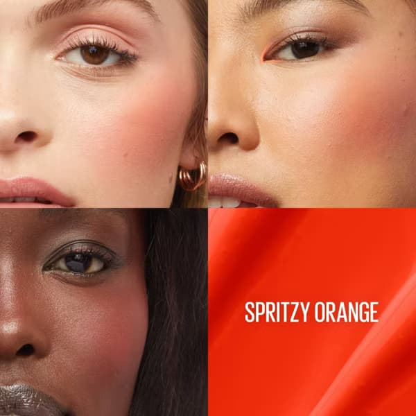 Maybelline Sunkisser Multi-Use Blendable Liquid Blush (35 Spritzy Orange) 3