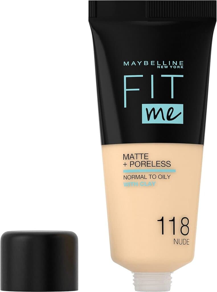 Maybelline Fit Me Full Coverage Foundation Matte (118 Light Beige) 2