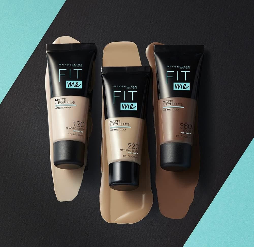 Maybelline New York Fit Me Matte + Poreless Foundation (104 Soft Ivory) 7
