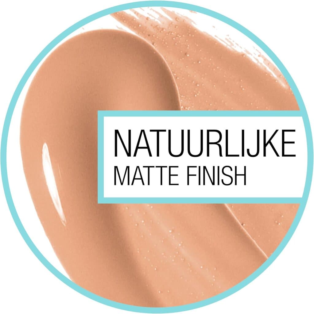 Maybelline Fit Me Matte & Poreless Foundation (124 Soft Sand) 3