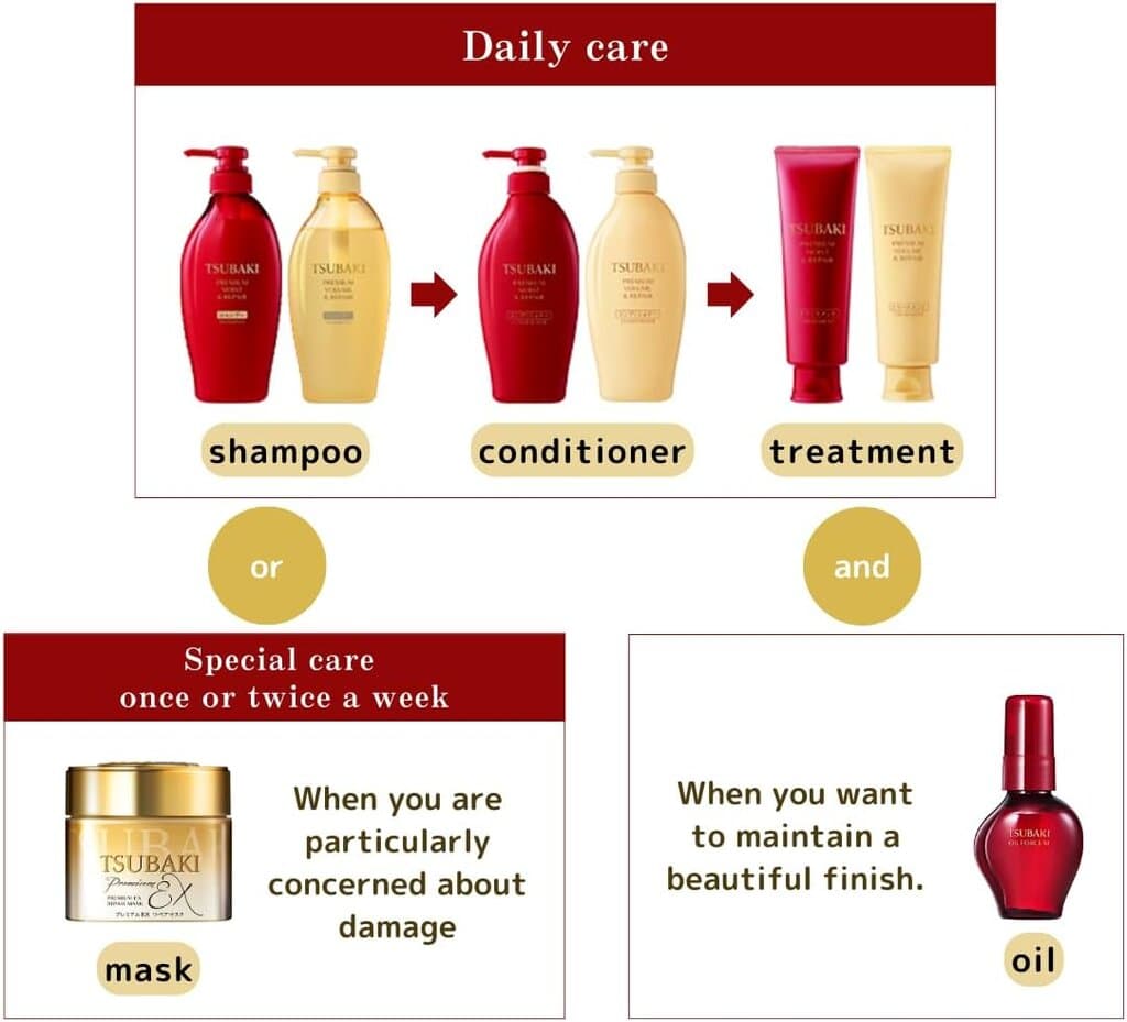Premium Moist Repair Conditioner For Tsubaki (450ml) 4