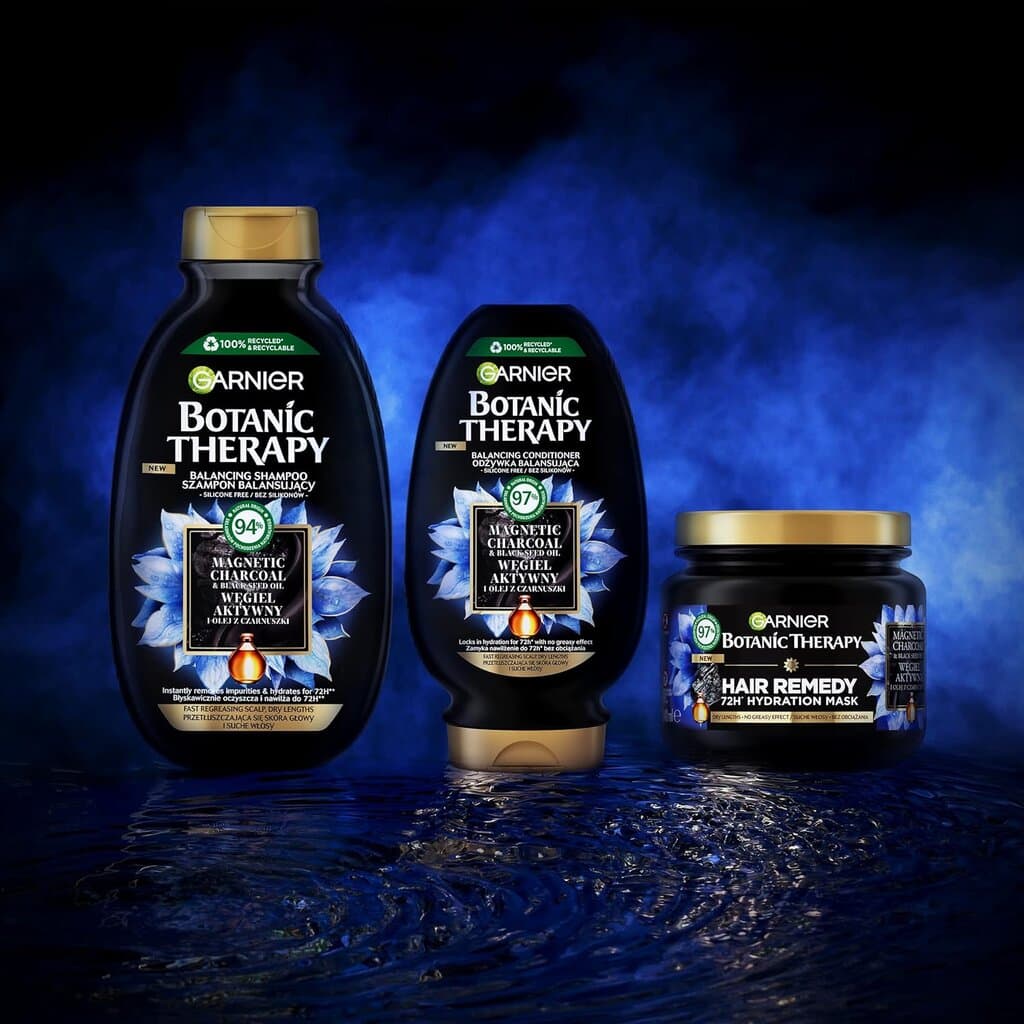 Garnier Botanic Therapy Activated Charcoal And Black Cumin Oil Hair Shampoo (400ml) 4