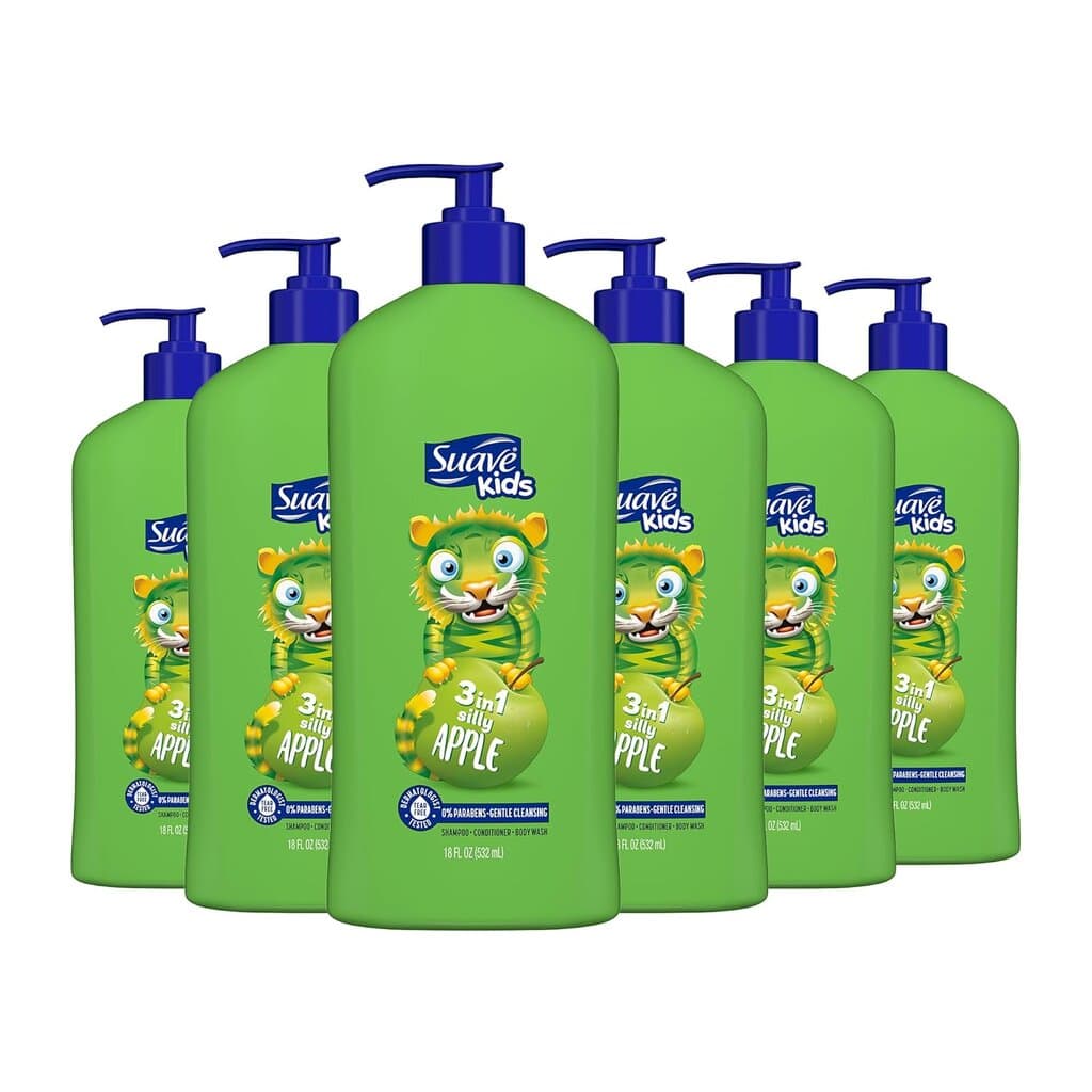 Suave Kids 3 In 1 Tear Free Body Wash Shampoo And Conditioners (700ml)