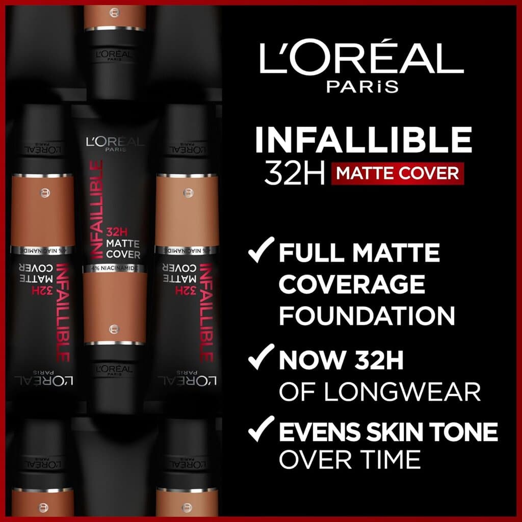 L'Oréal Paris Infallible Matte Cover (145 Rose Beige) 2