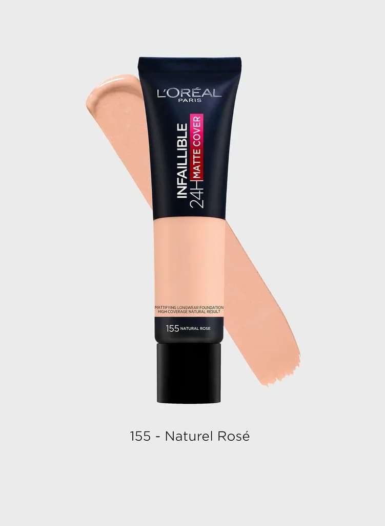 L'Oréal Paris Infallible Matt Foundation (155 Natural Rose)