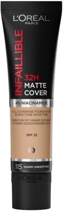 L'Oreal Paris Cover Liquid Foundation (115)