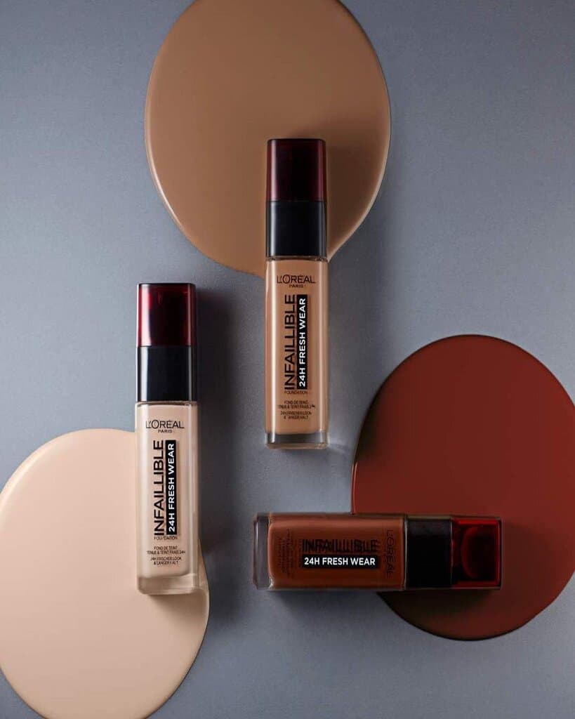 L'Oréal Paris Infallible 24H Fresh Wear Fluid Foundation For All Skin Types (Vanilla 120) 4