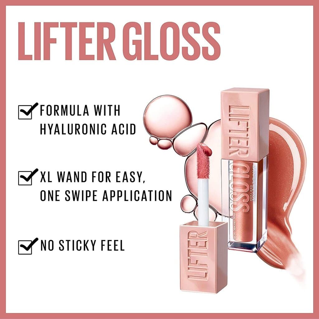 Maybelline New York Lifter Lip Gloss (005 Petal) 4
