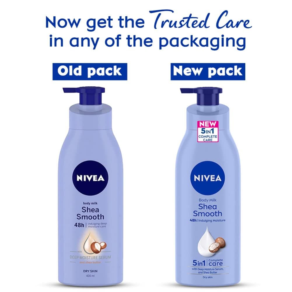 Nivea Smooth Milk Body Lotion For Dry Skin (400ml) 2
