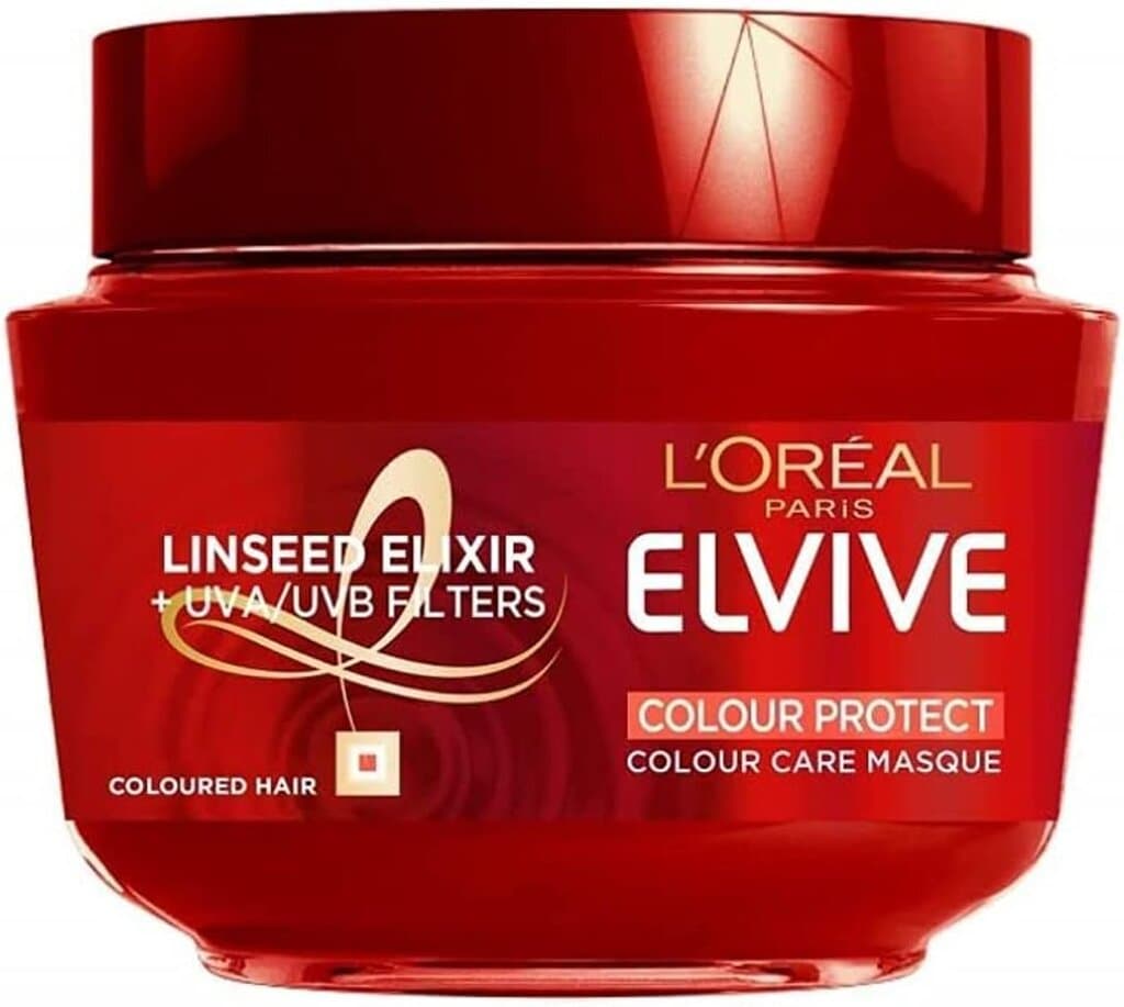L'Oreal Elvive Colour Protect Hair Mask For Coloured For Coloured Hair (300ml)