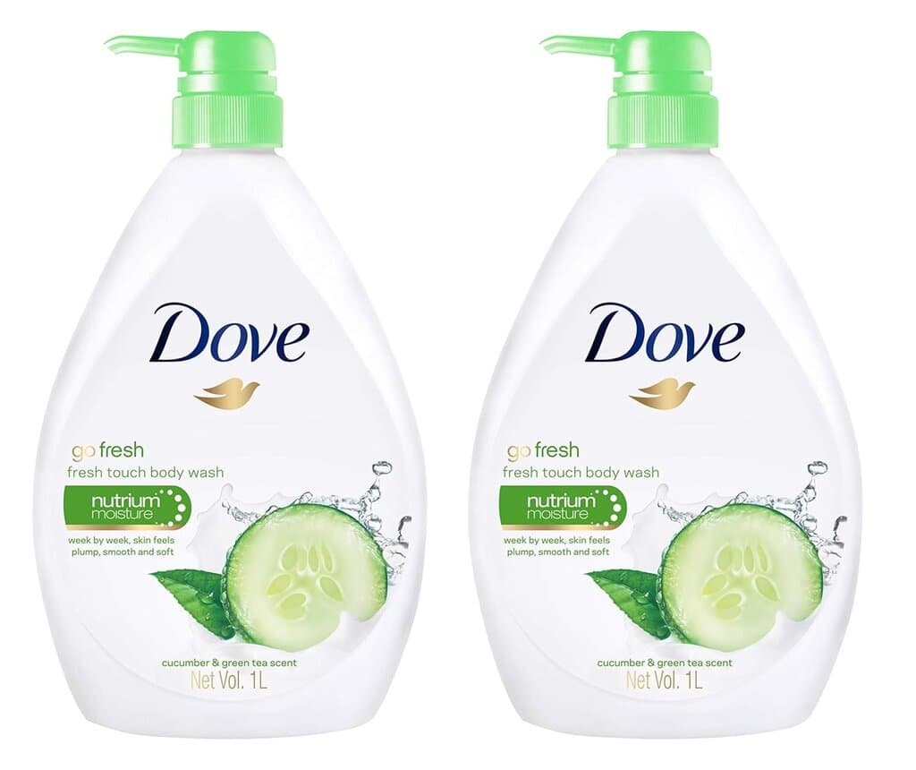Dove Go Fresh Nourishing Body Wash Cucumber And Green (1L) 2