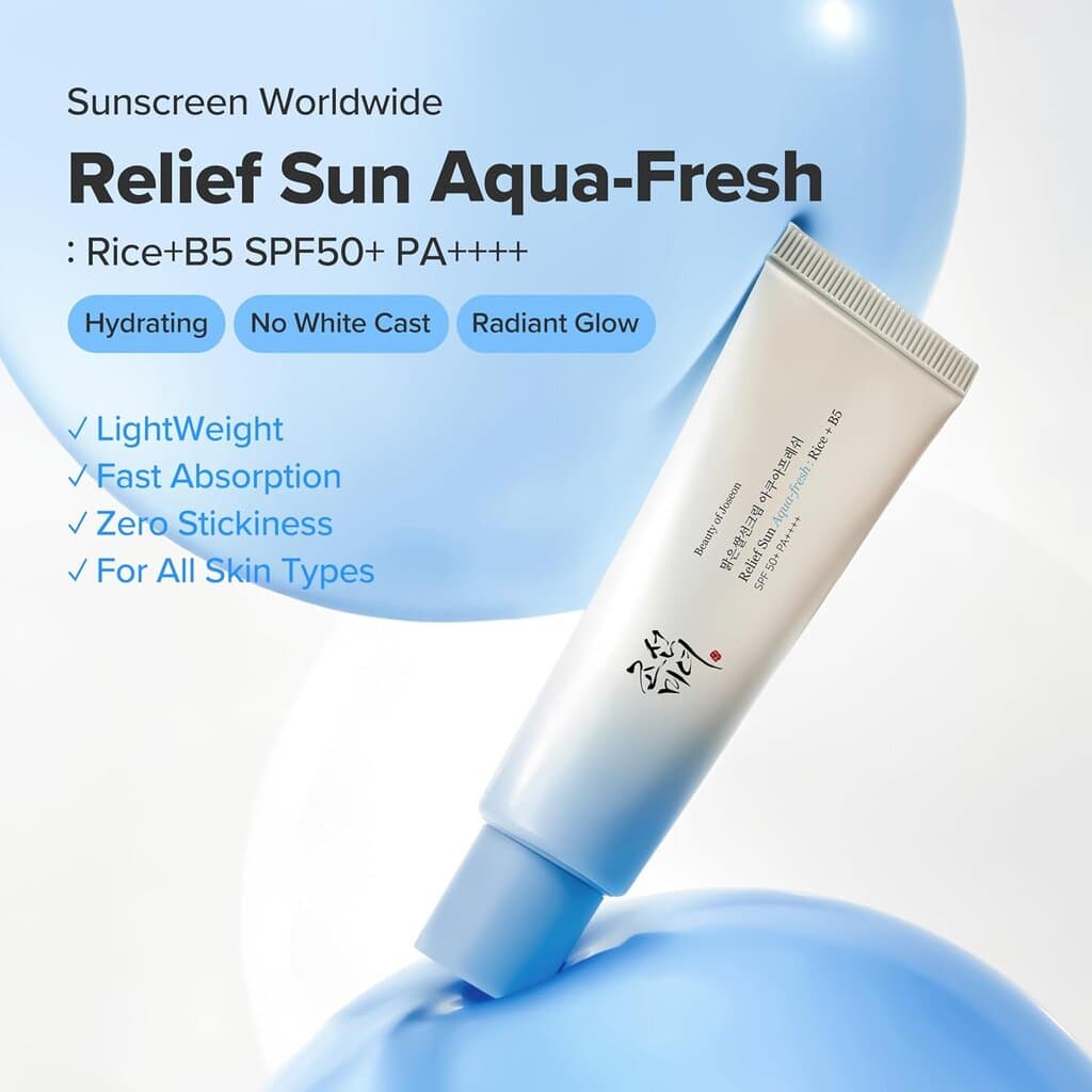 Beauty Of Joseon Relief Sun Aqua-Fresh Sunscreen Rice + Panthenol SPF 50+ PA++++ 3