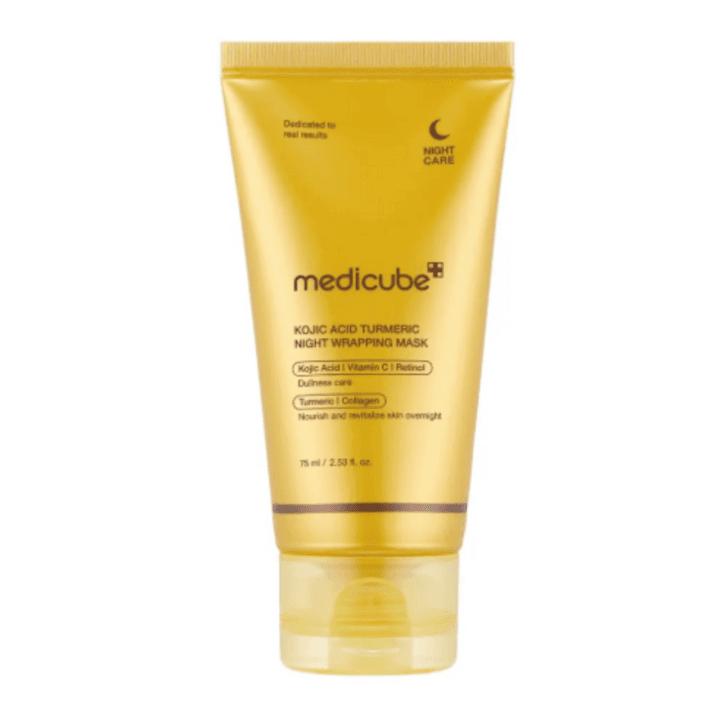 Medicube Kojic Acid And Turmeric Night Wrapping Mask For Brightening And Treating Pigmentation