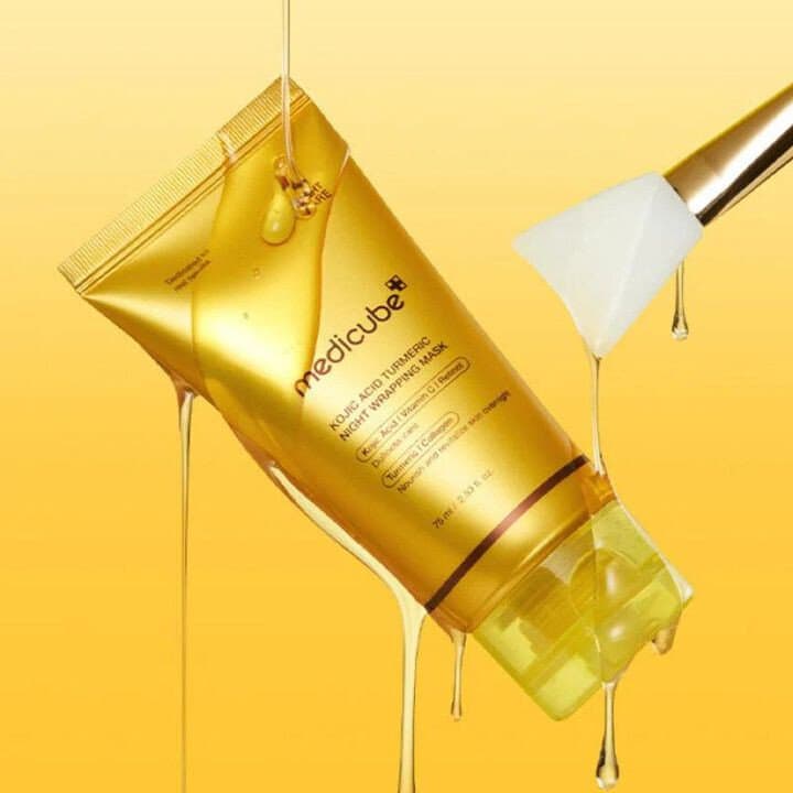 Medicube Kojic Acid And Turmeric Night Wrapping Mask For Brightening And Treating Pigmentation 2