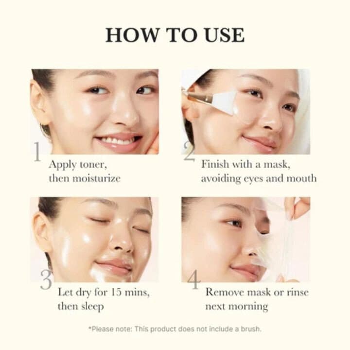 Medicube Kojic Acid And Turmeric Night Wrapping Mask For Brightening And Treating Pigmentation 4