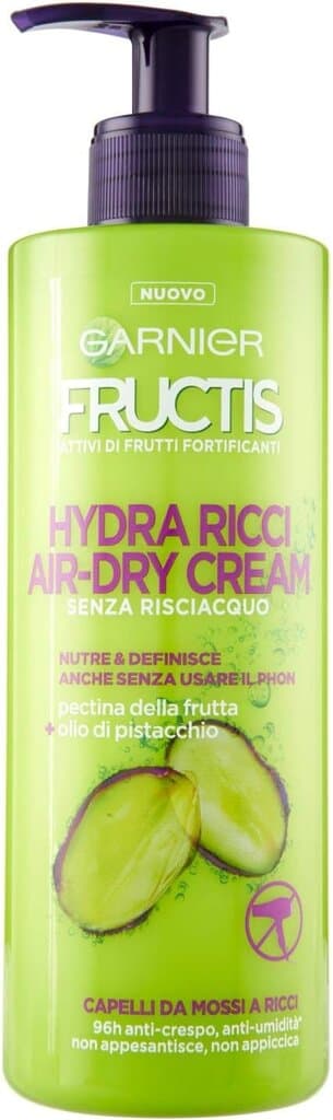 Garnier Fructis Hydra Ricci Air-Dry Cream Hair Care Without Rinse For Wavy To Curly Hair (400ml)