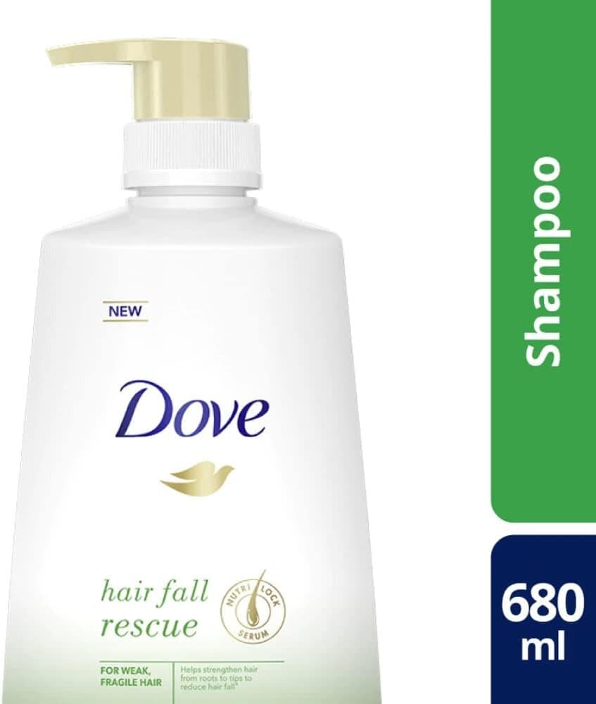 Dove Hair Fall Rescue Shampoo For Weak,Frafile Hair (680ml) 3