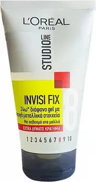 Loreal Invisi Fix Gel 8 Extra Strong Hold (150ml)