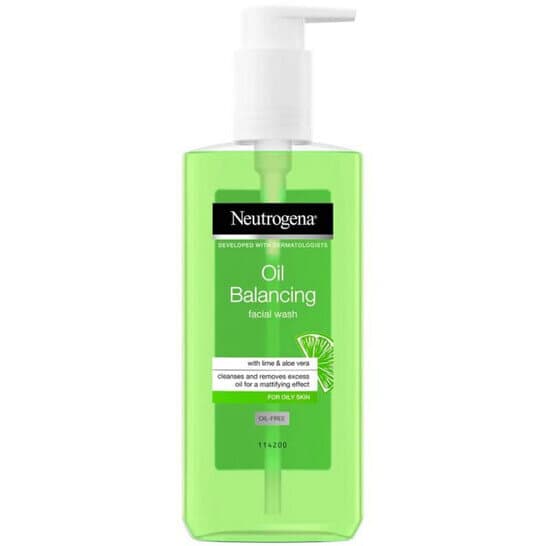 Neutrogena Oil Balancing Face Wash Lime & Aloe (200ml)