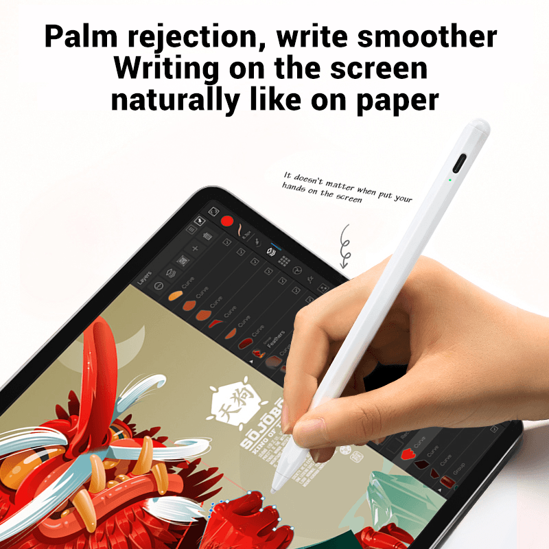 English: Joyroom JR-K12 Active Capacitive Stylus Pen with Anti-Mistouch for iPad 3
