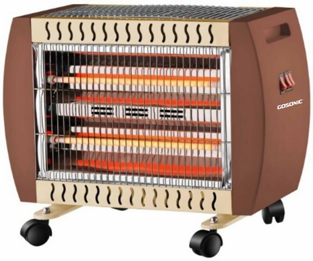Gosonic Electric Heater with 4 Candles - GEH-364