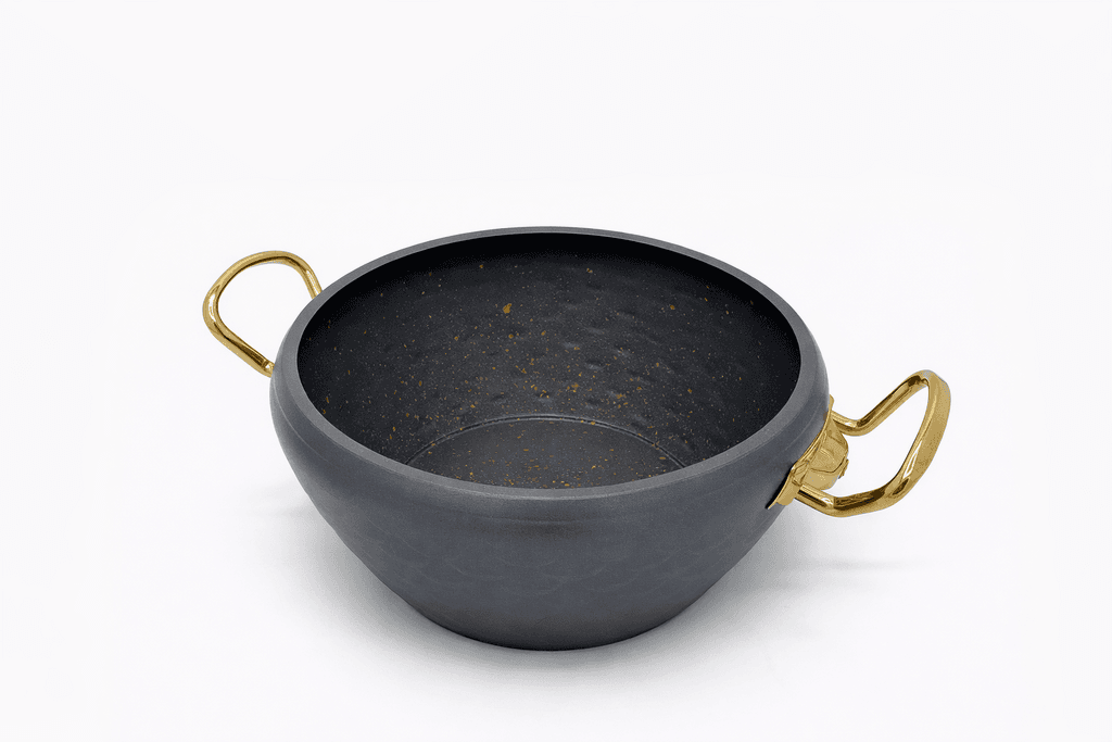 O.M.S Ceramic Cookware Set - Dark Gray 3