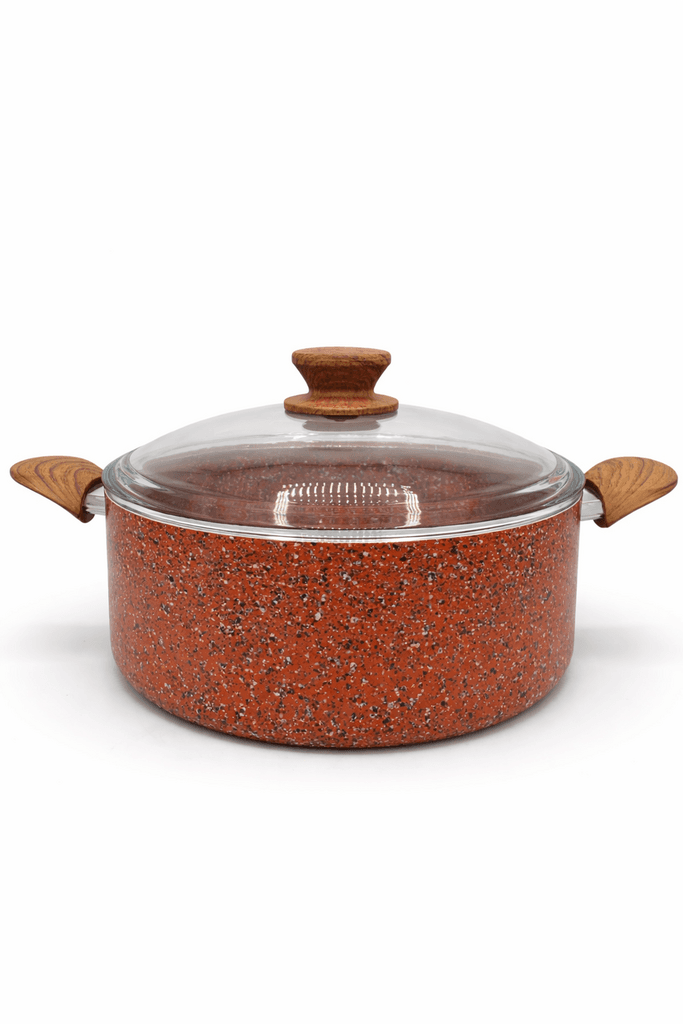 Noble Life 30cm Ceramic Pot - Dark Orange