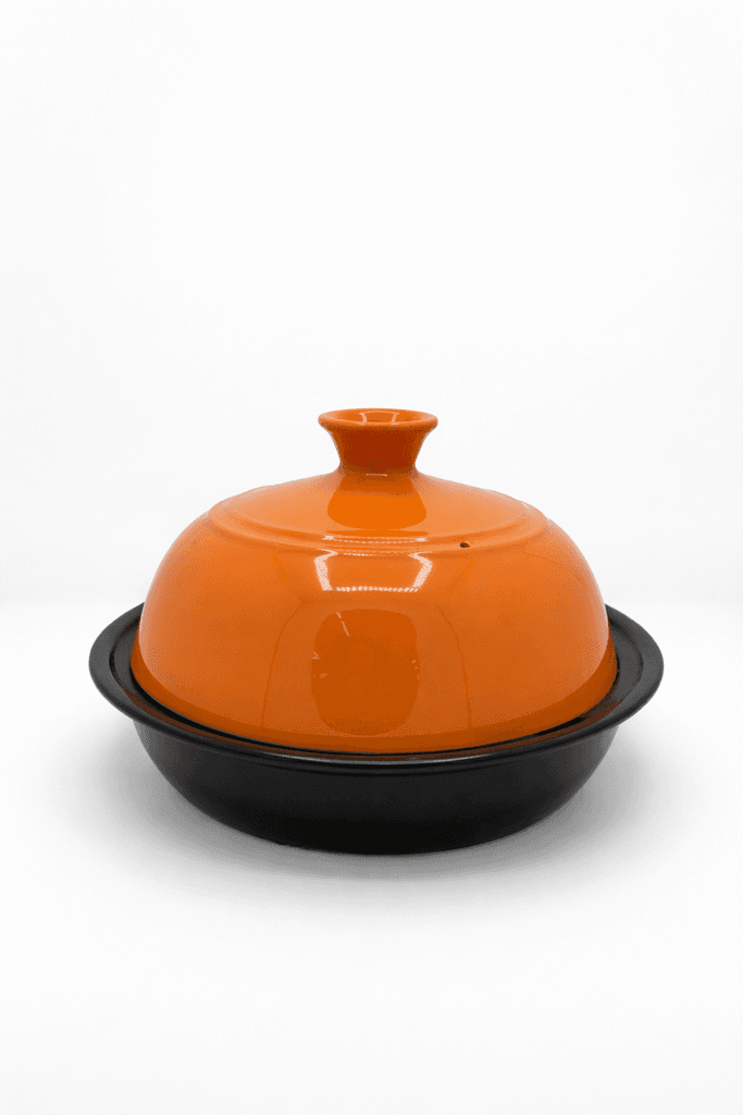 Ceramic Tagine Pot - Orange