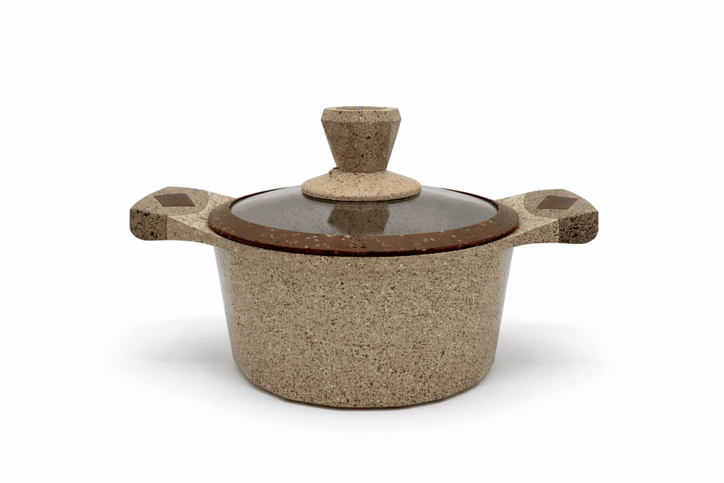 ZIO Ceramic Cookware Set 3 Piece - Light Brown 2
