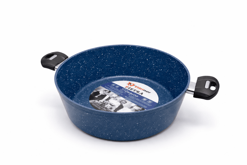 Vitrinor 30cm Ceramic Cooking Pot - Blue 2