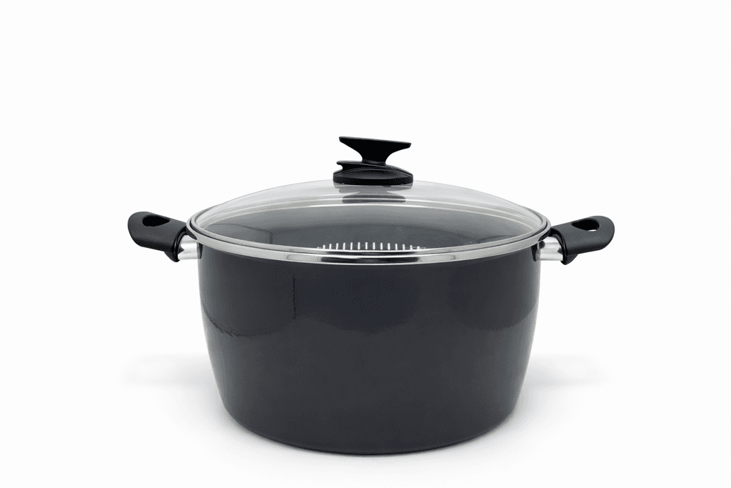 Vitrinor 30cm Teflon Cooking Pot - Black