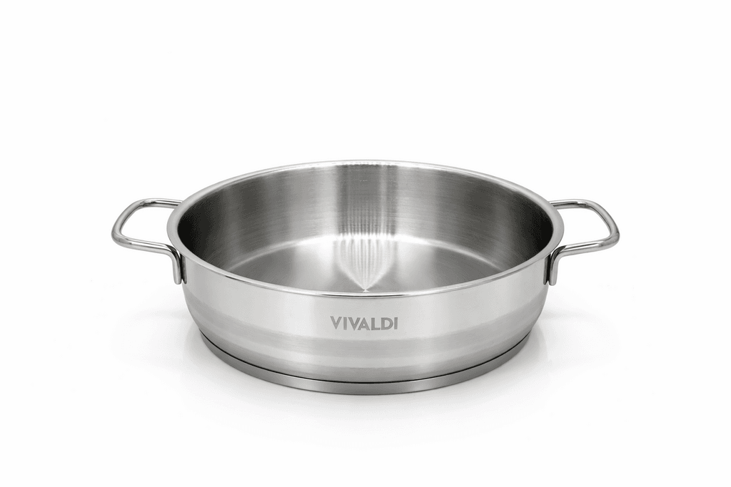 Vivaldi 28cm Stainless Steel Pot - Silver 2