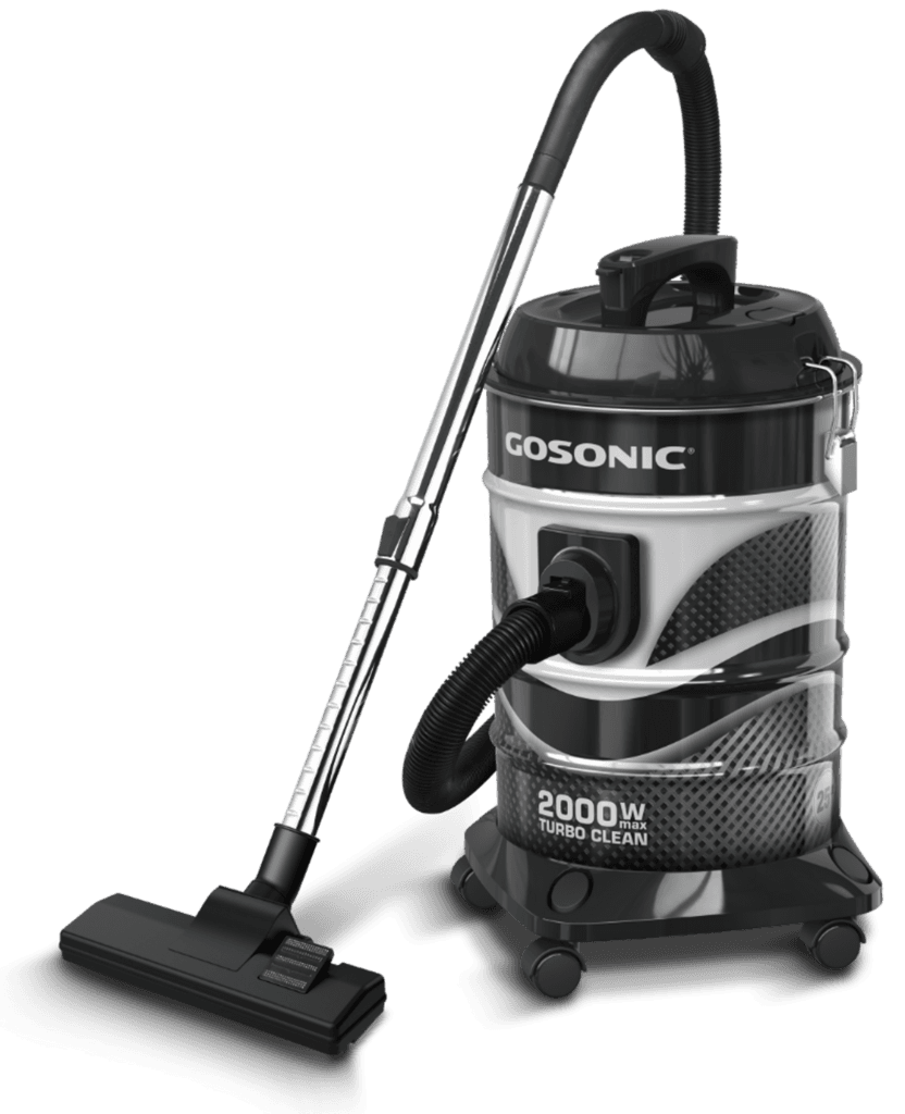 Gosonic 2000W 25L Drum Vacuum - GSV-1825 (Black)