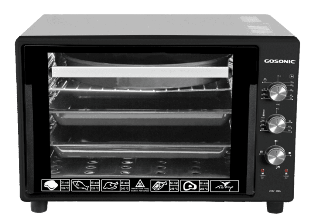 Gosonic 60L Electric Oven - GEO-260 (Silver)