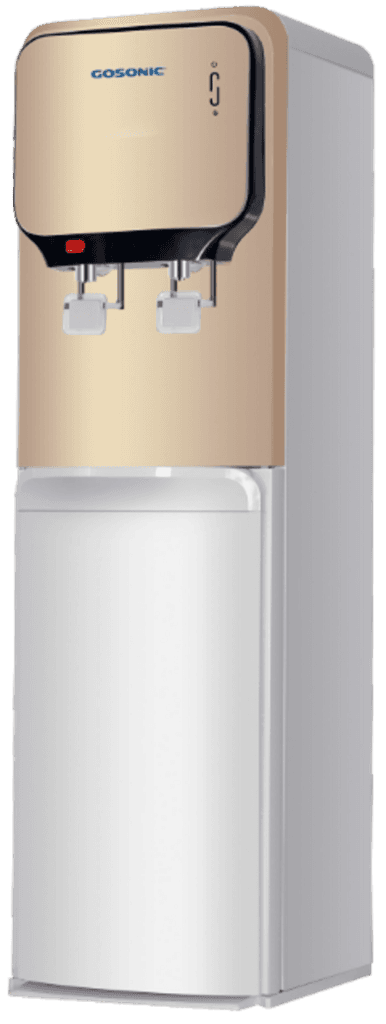 Gosonic Water Dispenser With Refrigerator - GWD-528 (Gold)