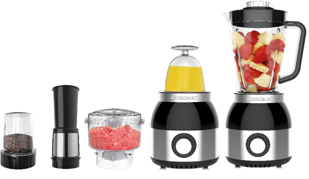 Gosonic 6-in-1 Multifunctional Blender Juicer 600W - GSB-9600
