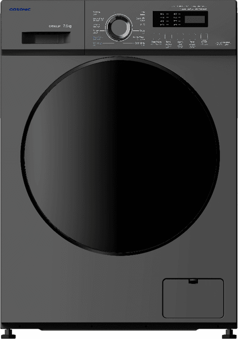 Gosonic 7Kg 1200RPM Front Loading Washing Machine - GWM-2907 (Silver)