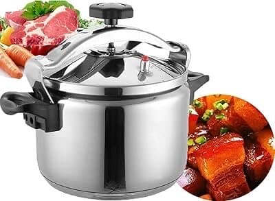 Aluminum 7L Pressure Cooker (Silver) 2