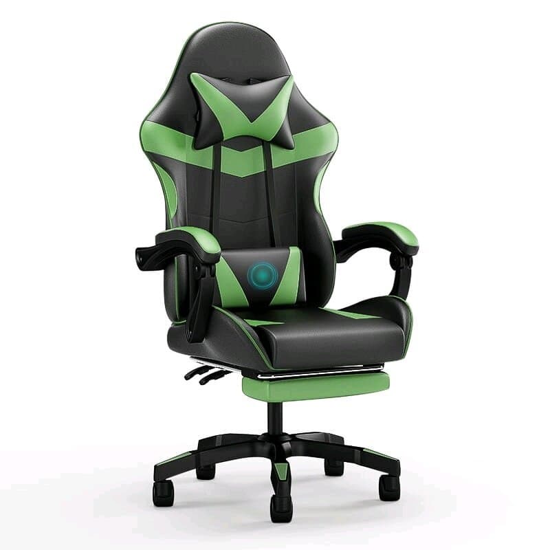 Gaming Chair - Green & Black