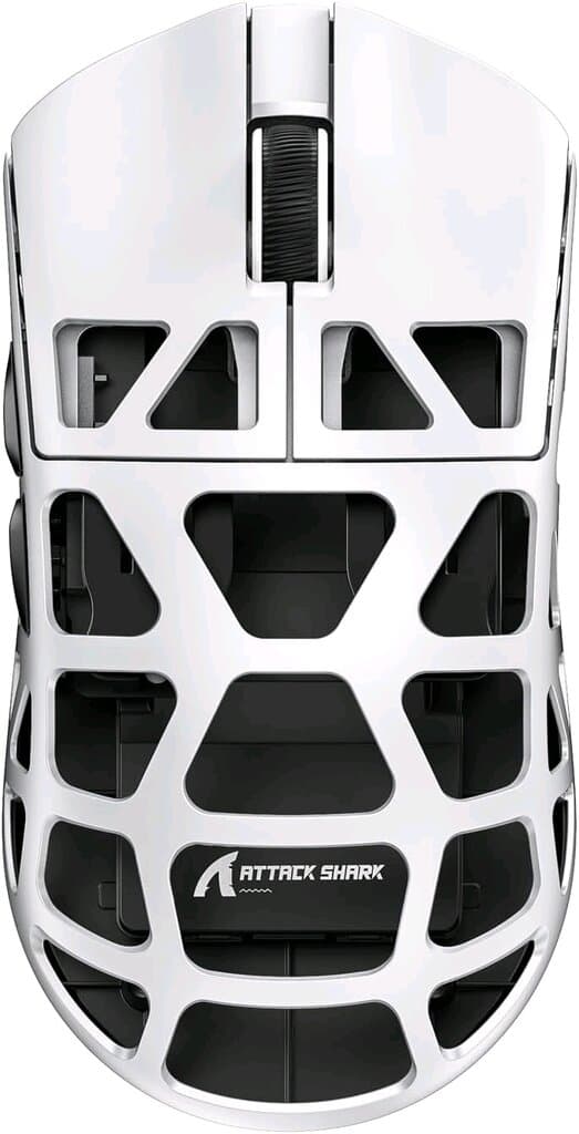 Attack Shark R3 Ultra-Light Wireless  Gaming Mouse 8K Hz - White