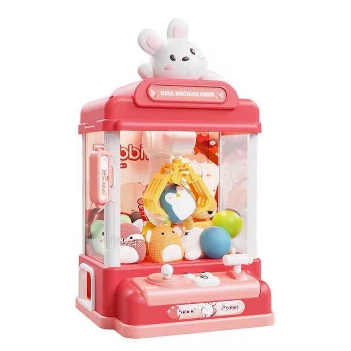 Mini Rabbit Claw Machine Toy – Cute Doll Catcher Game for Kids