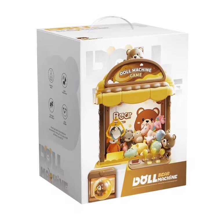 Kids’ Mini Claw Machine – Bear Doll Arcade Game with Sound and Light 4
