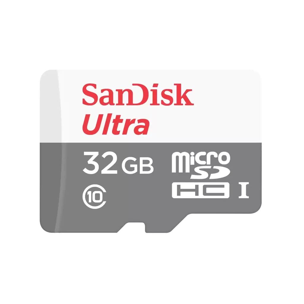 SanDisk Ultra 32GB MicroSDHC UHS-I Card - 100MB/s Speed