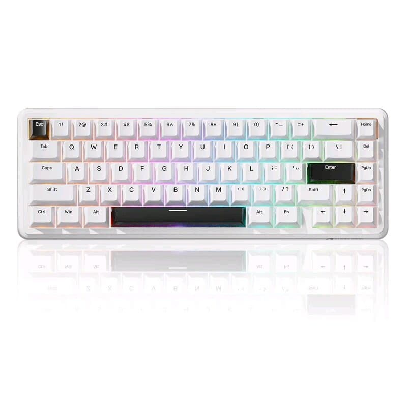 ATTACK SHARK X65 HE – 65% Magnetic Gaming Keyboard (White)