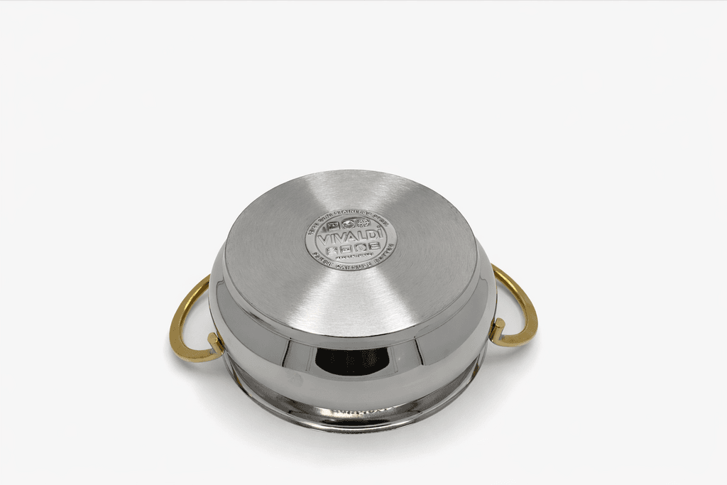 Vivaldi 24cm Stainless Steel 18/10 Pot - Silver 3