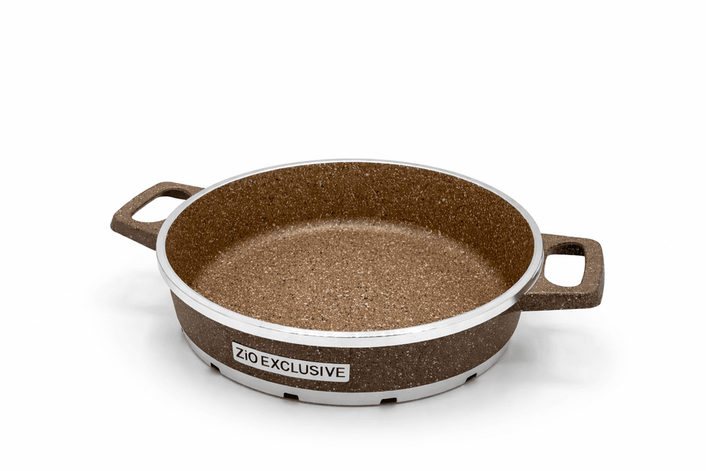 ZIO 24cm Granite Coated Pot - Brown 2