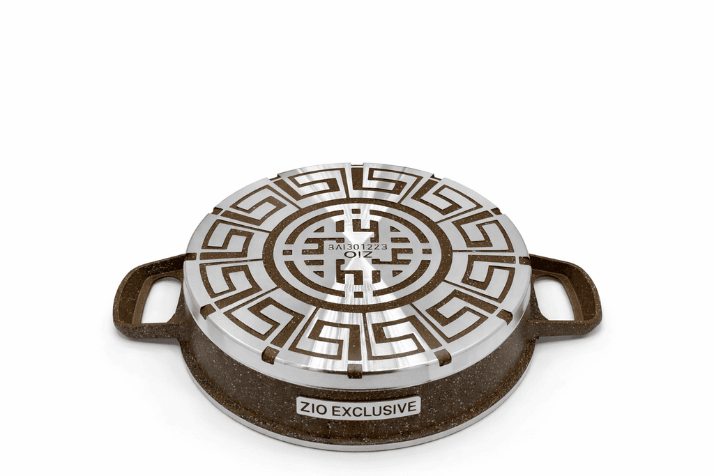 ZIO 24cm Granite Coated Pot - Brown 3